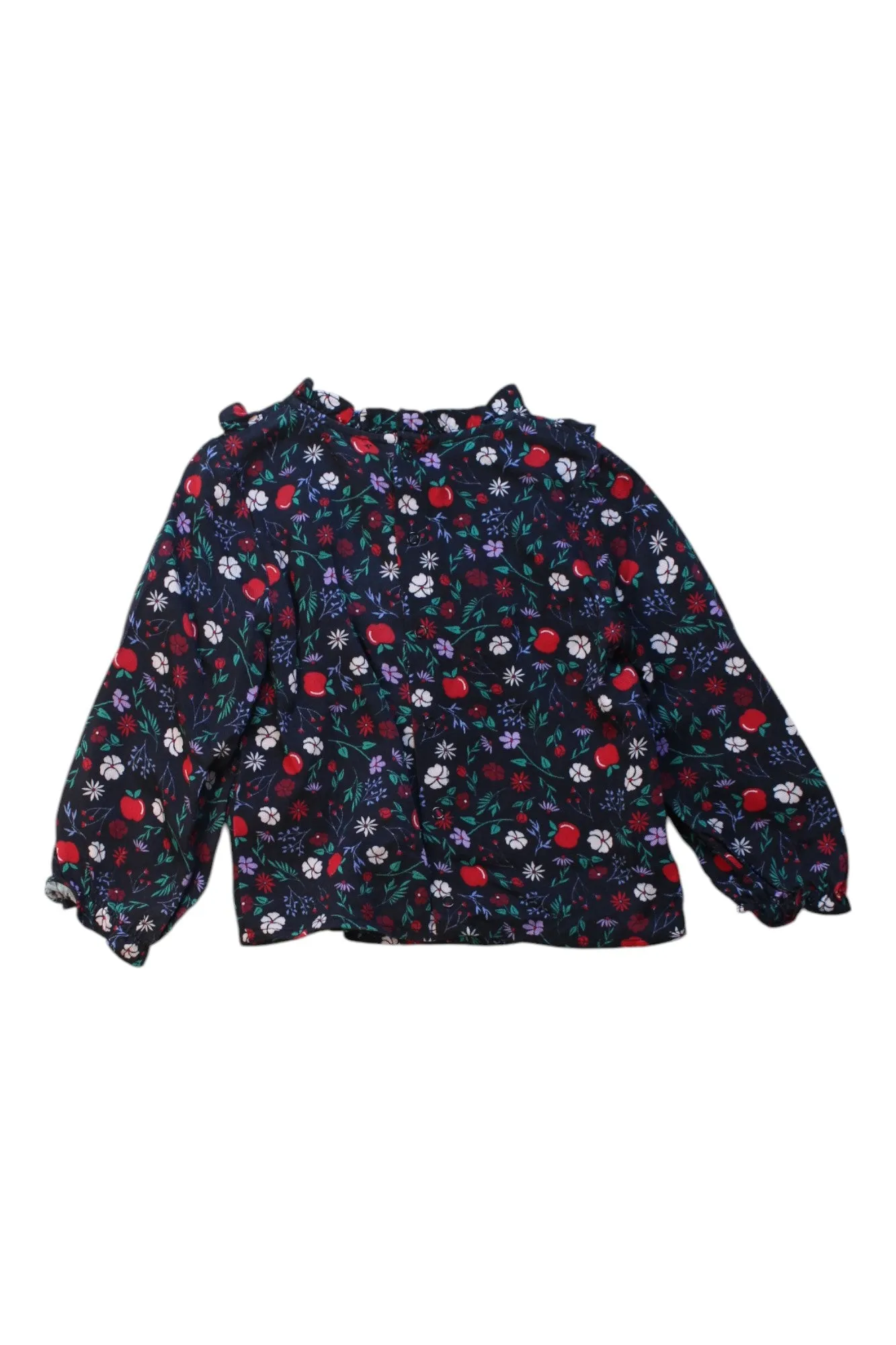Carrément Beau Floral Long Sleeve Top 2T