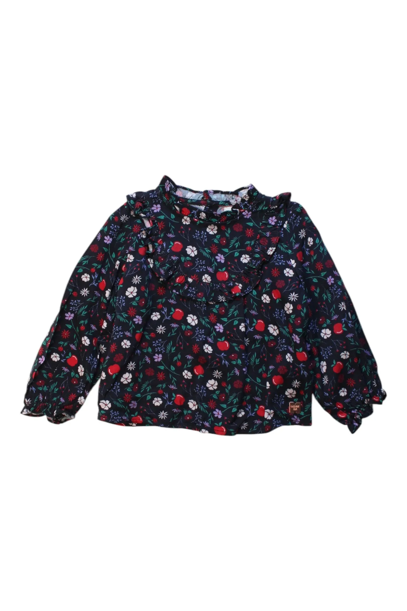 Carrément Beau Floral Long Sleeve Top 2T