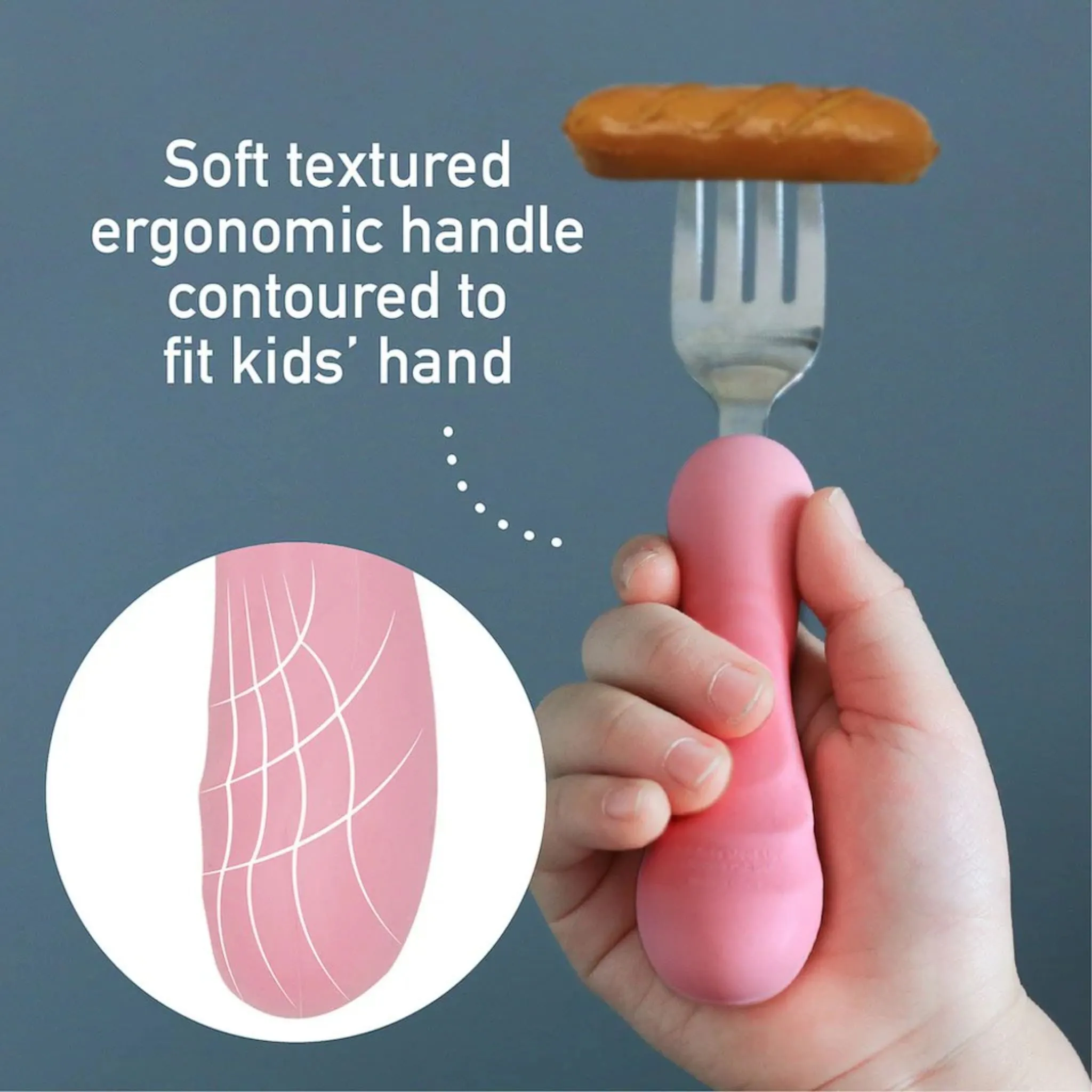 Easy Grip Fork & Spoon Set - Ollie