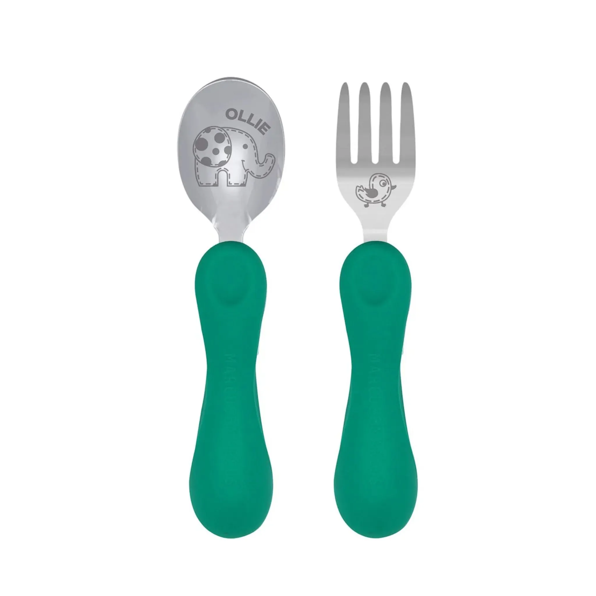 Easy Grip Fork & Spoon Set - Ollie