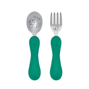 Easy Grip Fork & Spoon Set - Ollie