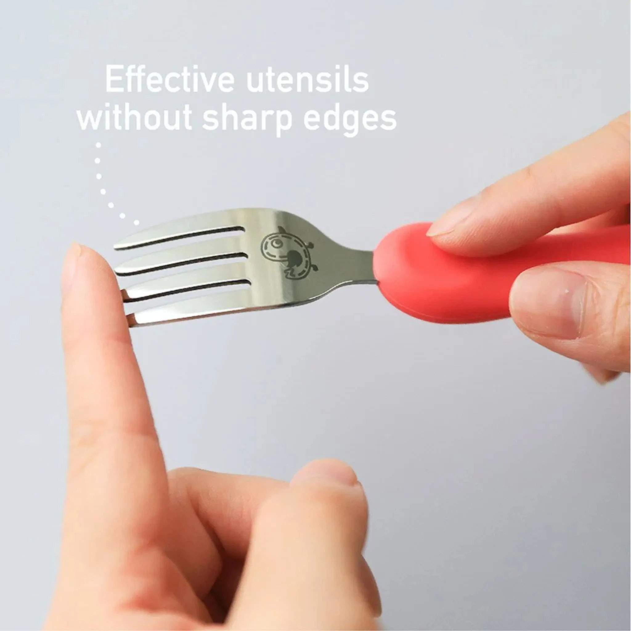 Easy Grip Fork & Spoon Set - Ollie