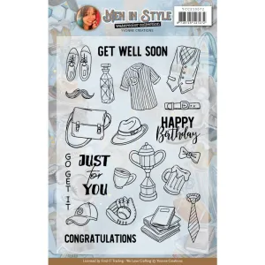 Find It Trading Yvonne Creations Clear Stamps Men In Style - Men In Style*