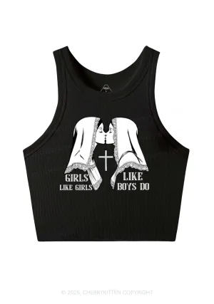Girls Like Girls Pride Y2K Crop Tank Top Cherrykitten