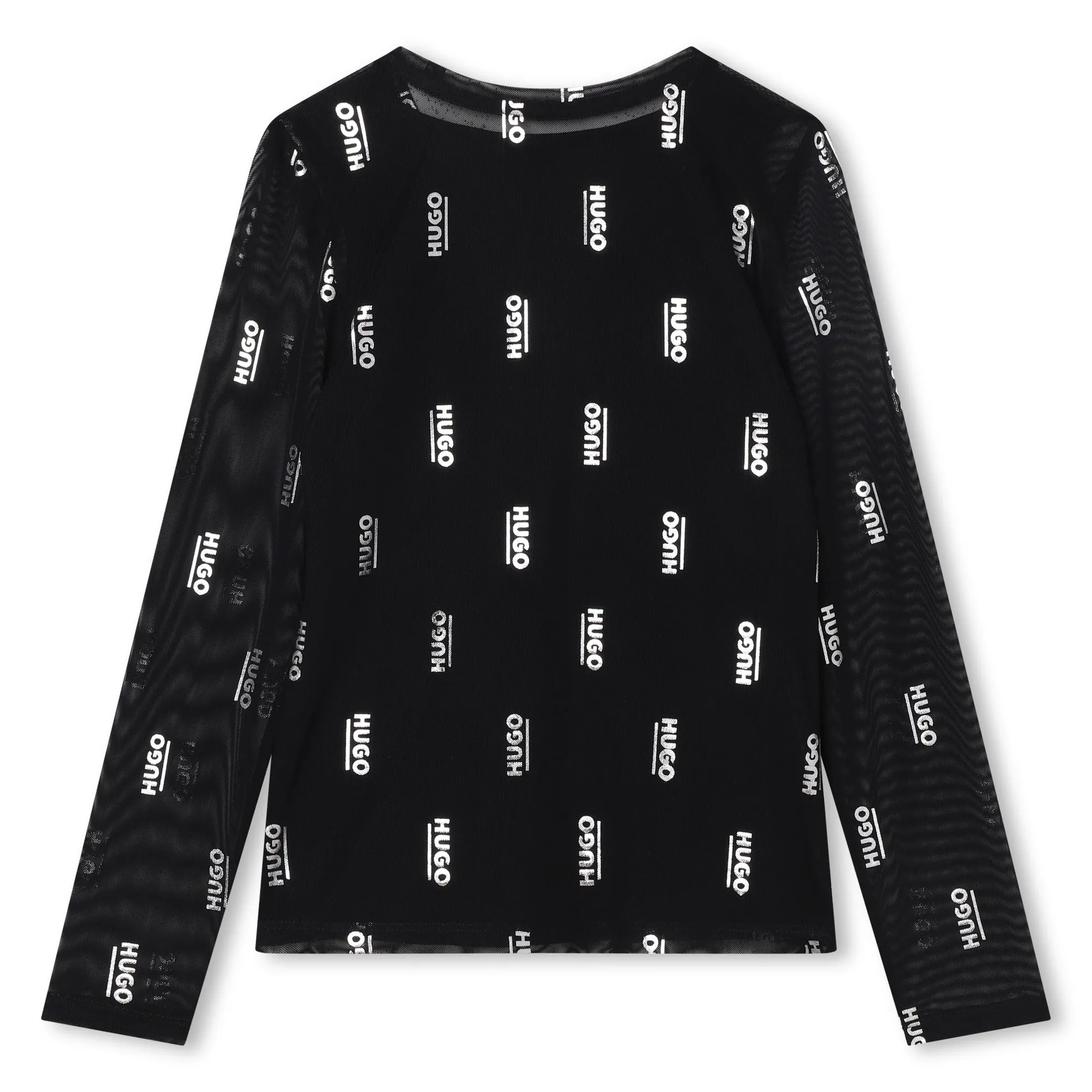 Hugo Kids Girls 2 in 1 Long Sleeve T-Shirt - Black