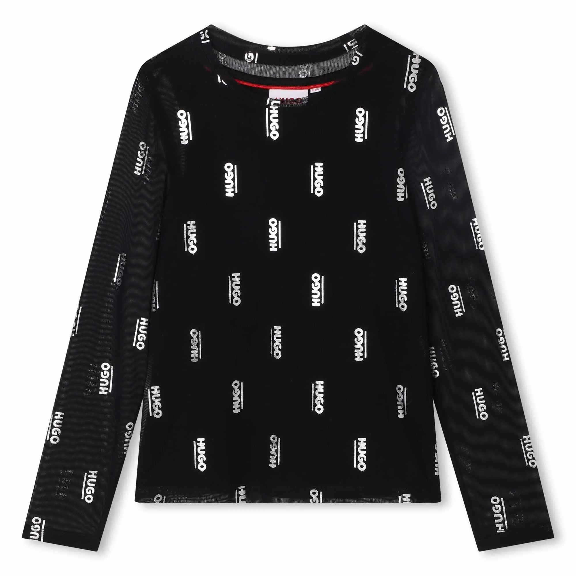 Hugo Kids Girls 2 in 1 Long Sleeve T-Shirt - Black