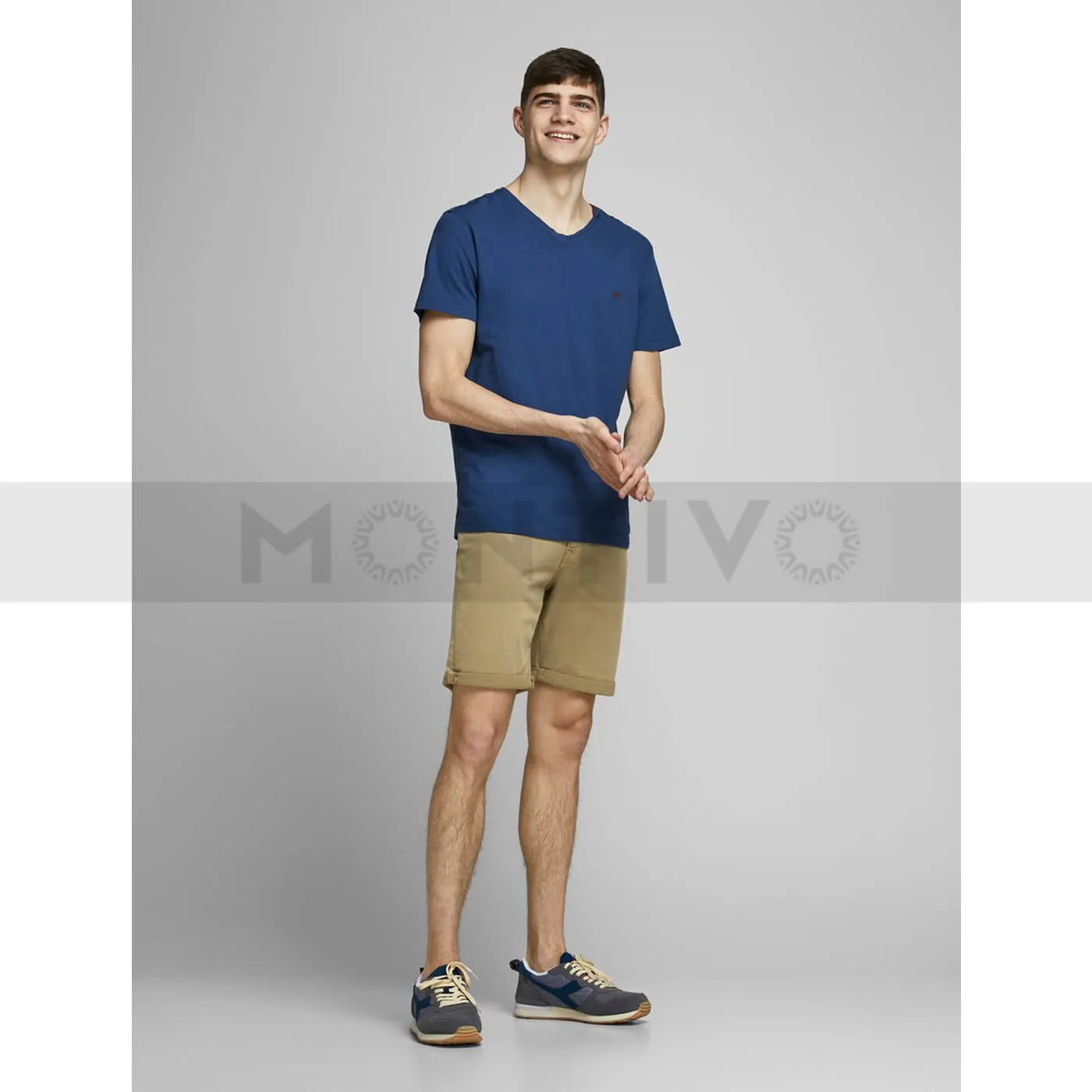JJ Beige Denim Shorts