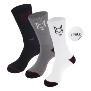 Men's Classic Crew Socks - Multi Color - Pack of 3