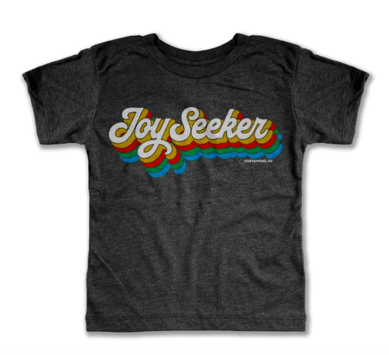 Rivet Kids - Joy Seeker Tee in Charcoal