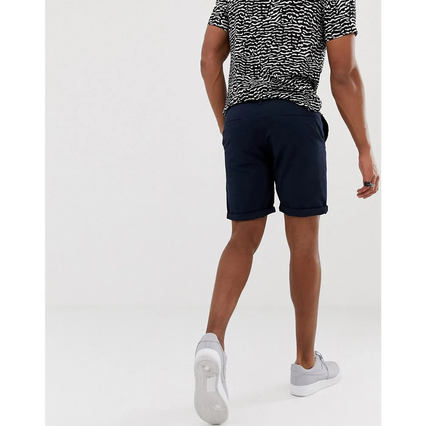 Smog Navy Chino Shorts