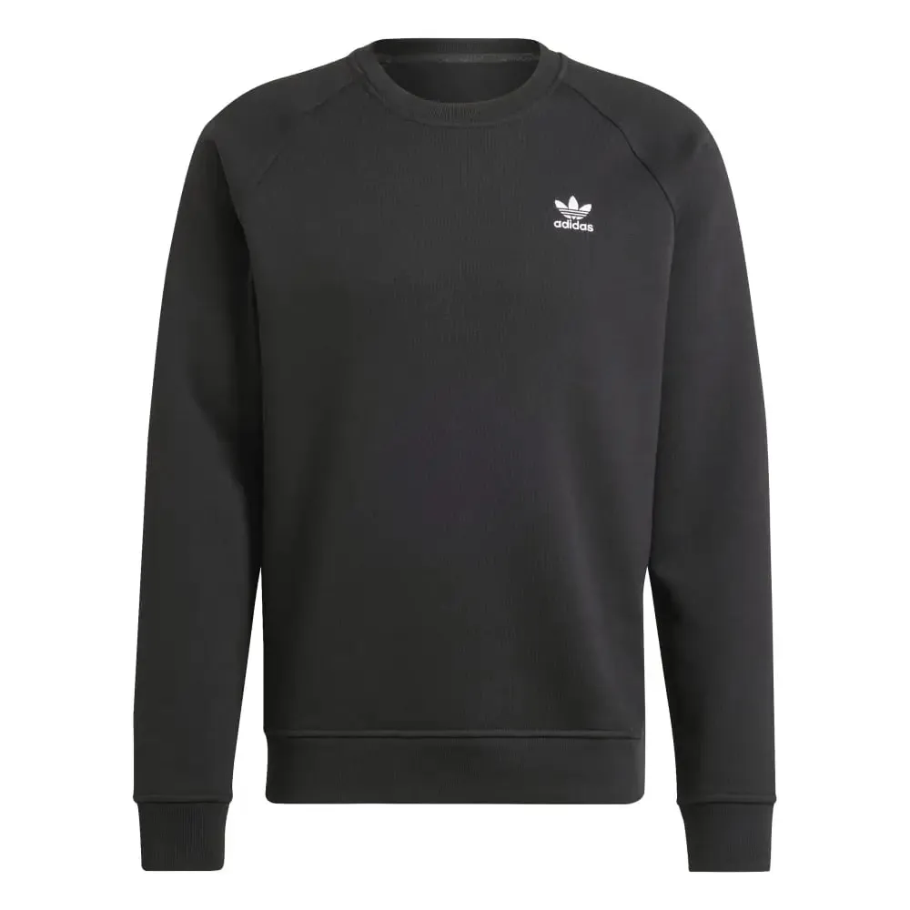 Trefoil Essentials Crew Sweat Black