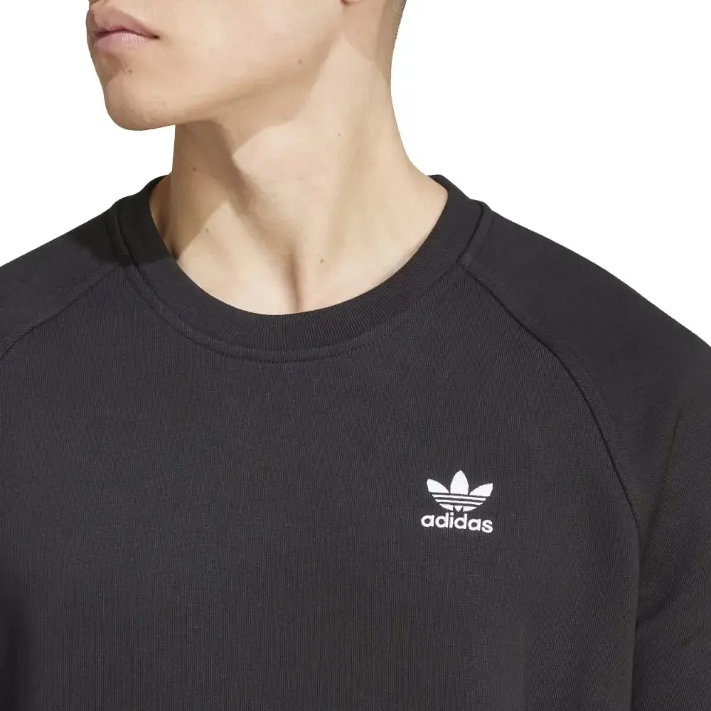 Trefoil Essentials Crew Sweat Black