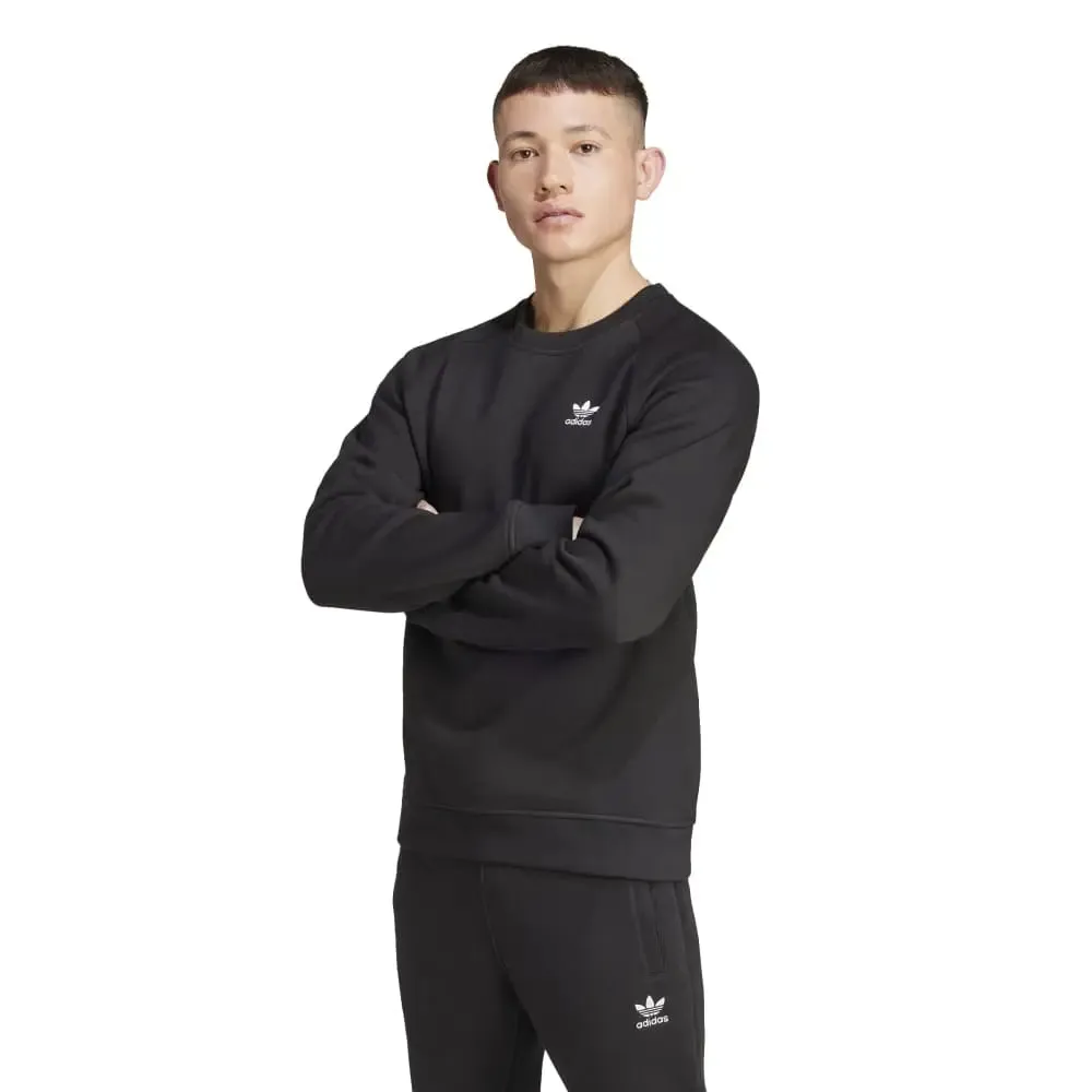 Trefoil Essentials Crew Sweat Black
