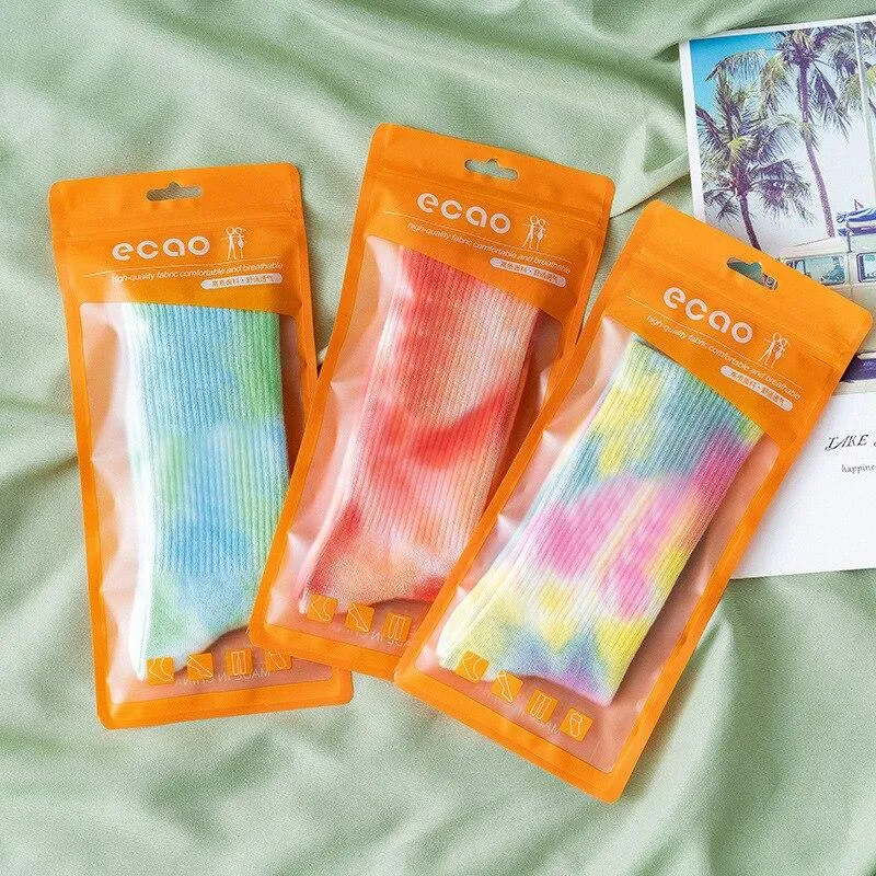 Unisex Tie-Dye Cotton & Polyester Socks