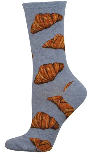 Women's SockSmith Flaky Croissant Socks – Cozy, Cute & Craveable
